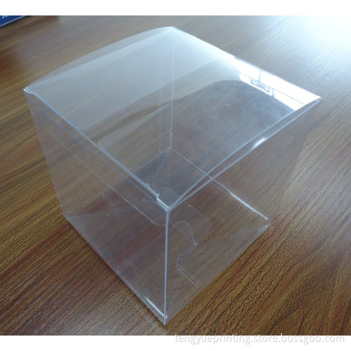 square transparent plastic package box